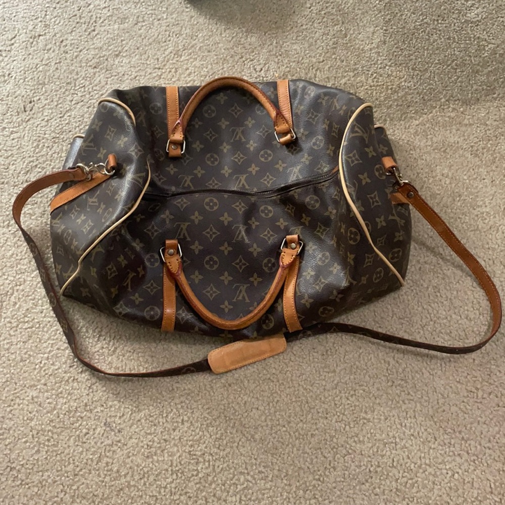 authentic Louis Vuitton duffel bag